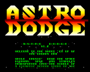 'A screenshot of the 'AstroDodge' game